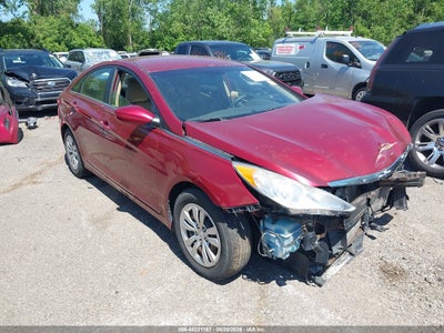 2012 Hyundai Sonata 2.4 Gls red Lot 111045221167 Vin 5NPEB4AC6CH393333