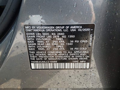 VOLKSWAGEN ATLAS CROSS SPORT