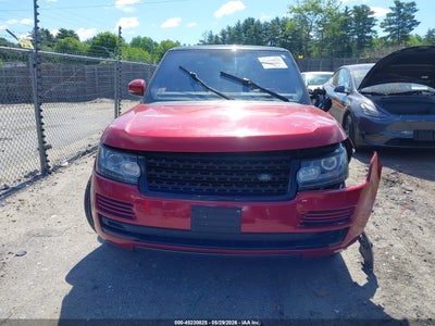 2016 LAND ROVER RANGE ROVER 3.0L V6 SUPERCHARGED HSE