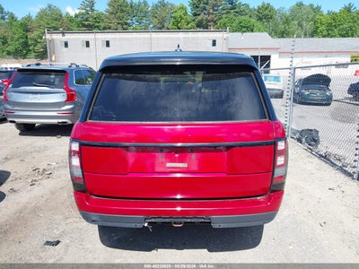 2016 LAND ROVER RANGE ROVER 3.0L V6 SUPERCHARGED HSE