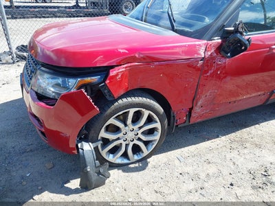 2016 LAND ROVER RANGE ROVER 3.0L V6 SUPERCHARGED HSE