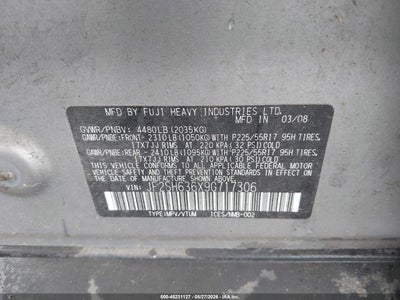 2009 SUBARU FORESTER 2.5X