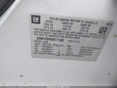 2014 CHEVROLET EQUINOX 1LT