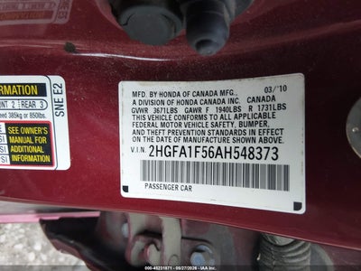 2010 HONDA CIVIC LX