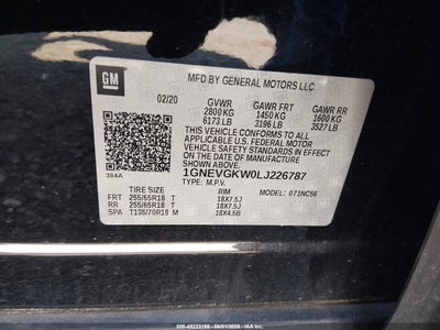 CHEVROLET TRAVERSE