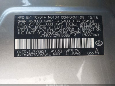 2019 LEXUS IS 300 9