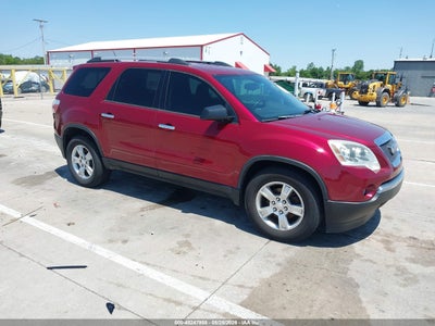 2011 Gmc Acadia 3.6 Sl red Lot 111045247958 Vin 1GKKRNED0BJ248399