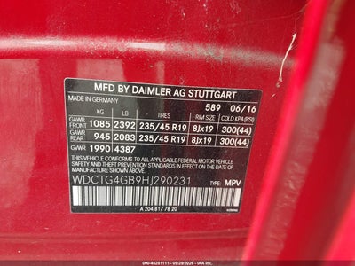 2017 MERCEDES-BENZ GLA 250 9