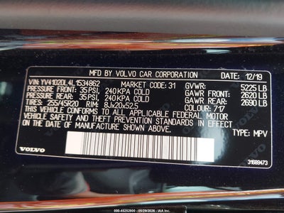 2020 VOLVO XC60 9