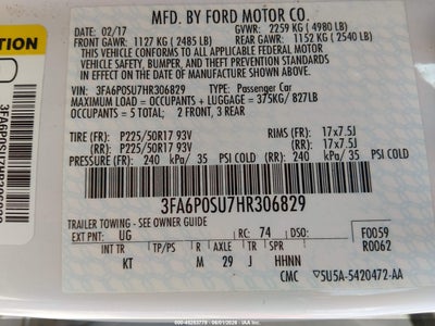 FORD FUSION ENERGI