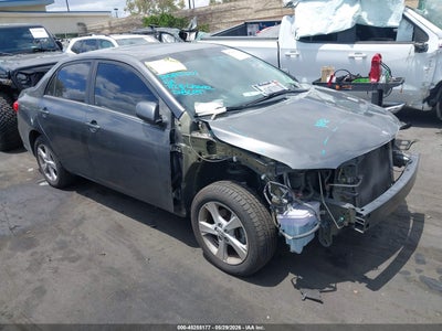 2012 Toyota Corolla 1.8 Le grey Lot 111045255177 Vin 5YFBU4EE2CP036789