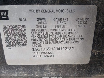 CHEVROLET SONIC