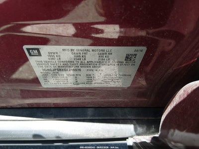 CHEVROLET TRAX