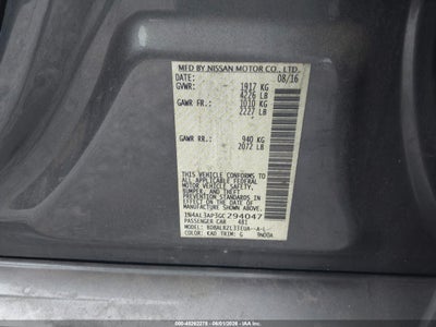2016 NISSAN ALTIMA 9