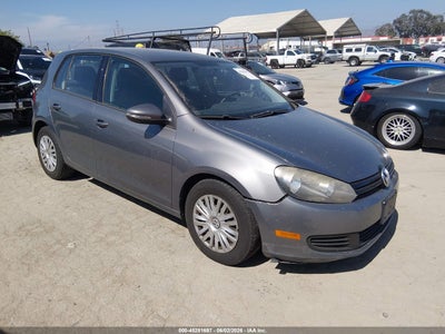 2012 Volkswagen Golf 2.5 2.5L 4-Door grey Lot 111045281697 Vin WVWDB7AJXCW220291