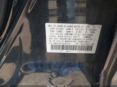 2012 HONDA FIT SPORT