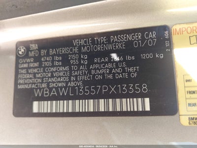 2007 BMW 328I