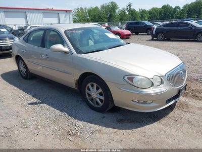 2009 Buick Lacrosse 3.8 Cx Gold Lot 111045309809 Vin 2G4WC582691267015