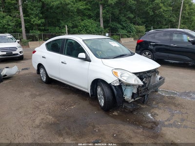 2012 Nissan Versa 1.6 1.6 Sv white Lot 111045311481 Vin 3N1CN7AP8CL889207