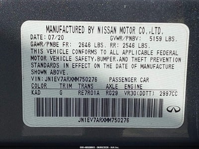 2021 INFINITI Q50 9