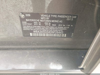 2013 BMW 328I