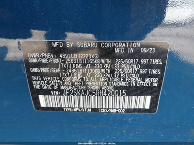 SUBARU FORESTER