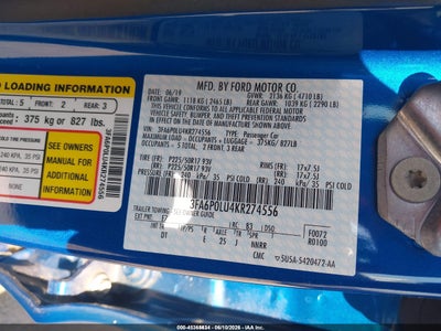 2019 FORD FUSION HYBRID 9