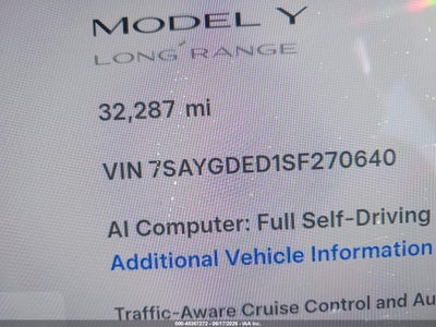 2025 TESLA MODEL Y 16
