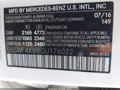 2016 MERCEDES-BENZ C 300 9