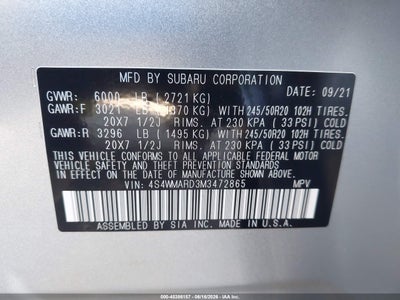 SUBARU ASCENT