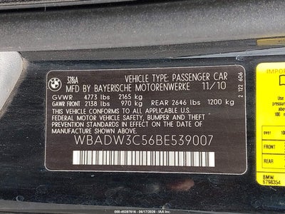 2011 BMW 328I