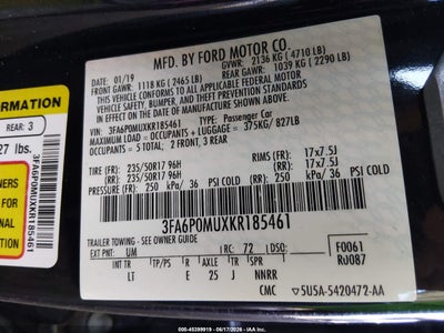 FORD FUSION HYBRID