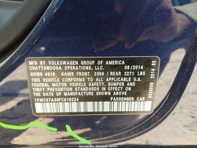 VOLKSWAGEN PASSAT