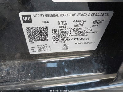 2026 CHEVROLET SILVERADO 1500 4WD  STANDARD BED LT