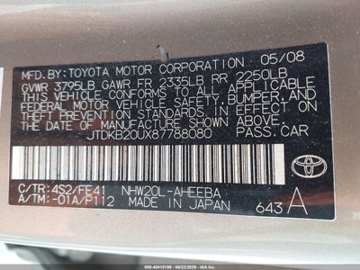 2008 TOYOTA PRIUS