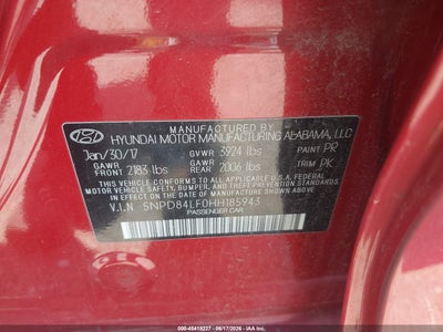 2017 HYUNDAI ELANTRA SE
