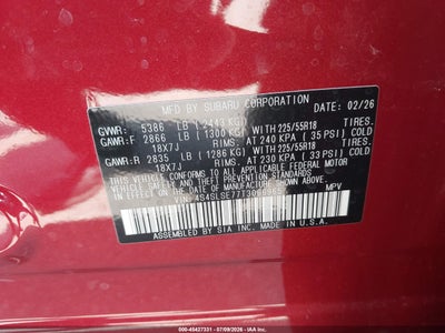 SUBARU FORESTER
