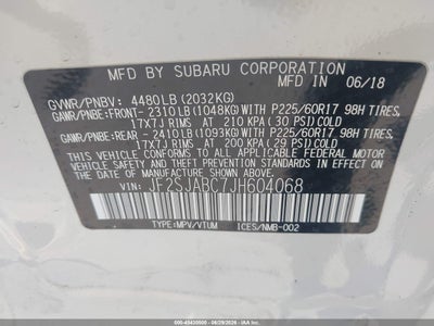 2018 SUBARU FORESTER 9