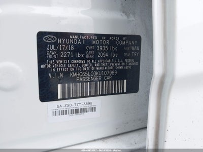 2019 HYUNDAI IONIQ HYBRID 9