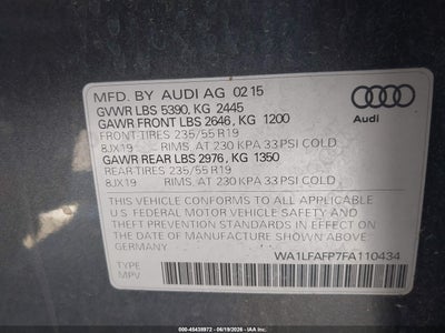 2015 AUDI Q5 9