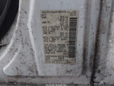 NISSAN NV CARGO NV1500