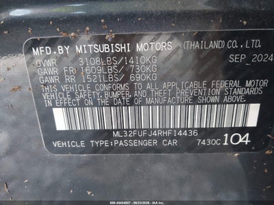 MITSUBISHI MIRAGE G4