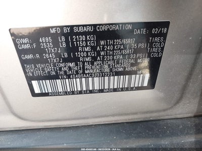 SUBARU OUTBACK