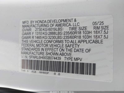 2025 HONDA ODYSSEY 9
