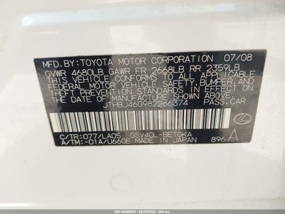 2008 LEXUS ES 350
