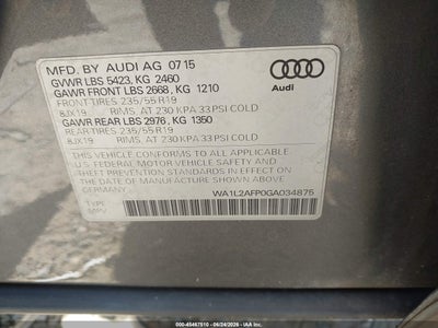 2016 AUDI Q5 9