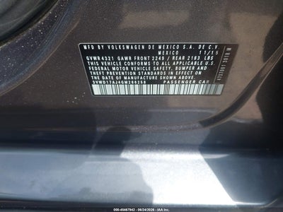 2016 VOLKSWAGEN JETTA 9