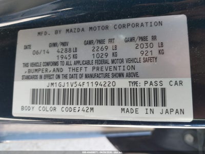 MAZDA MAZDA6