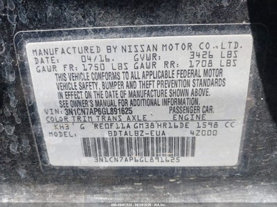 NISSAN VERSA