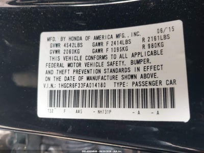 HONDA ACCORD HYBRID